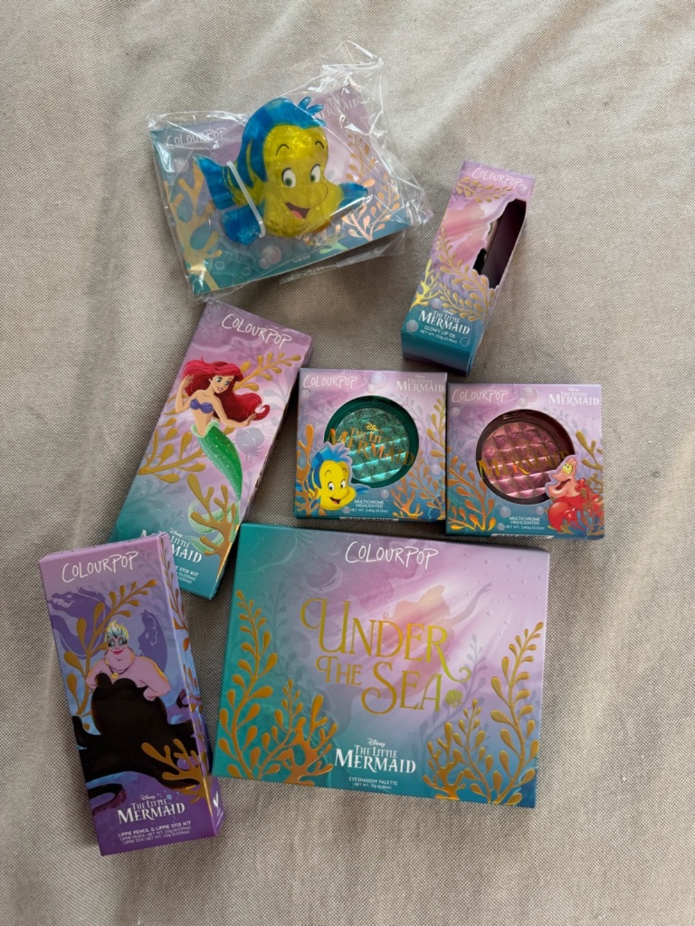 Colourpop X little mermaid